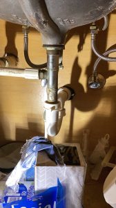 clogged drain