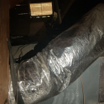 AC unit in the attic
