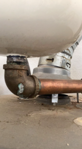 rusty water pipe